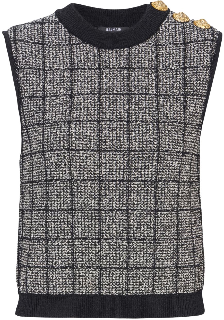 Balmain Top Black Zwart