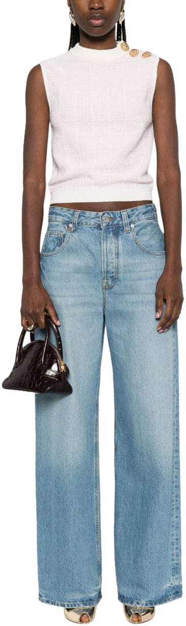 Balmain Top Rose Pale Roze