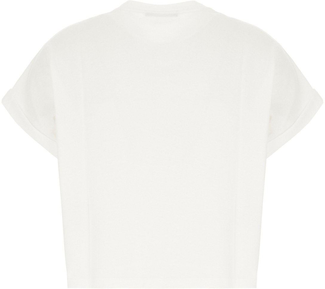 Balmain Balmain White cotton t-shirt Wit
