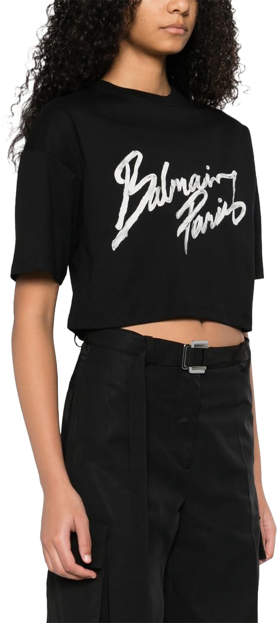 Balmain T-Shirts And Polos Black Zwart