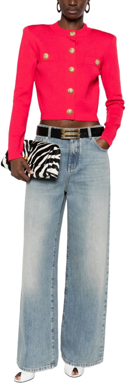 Balmain Sweaters Fuchsia Roze