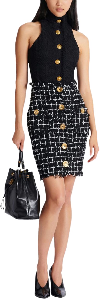 Balmain Skirts Black Zwart