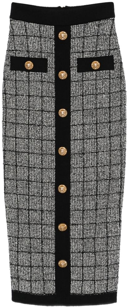 Balmain Skirts Black Zwart