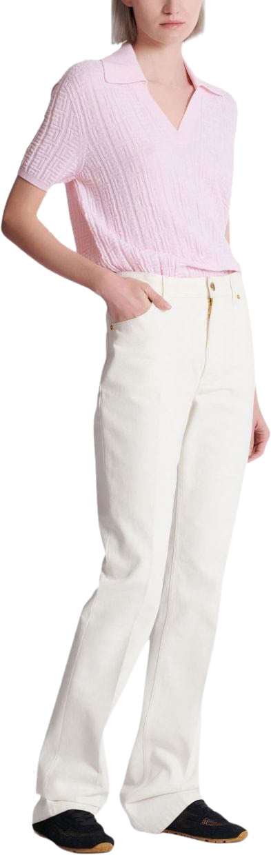 Balmain Trousers Beige Beige