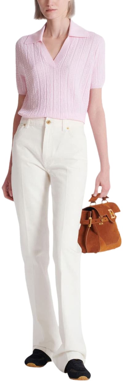 Balmain Trousers Beige Beige