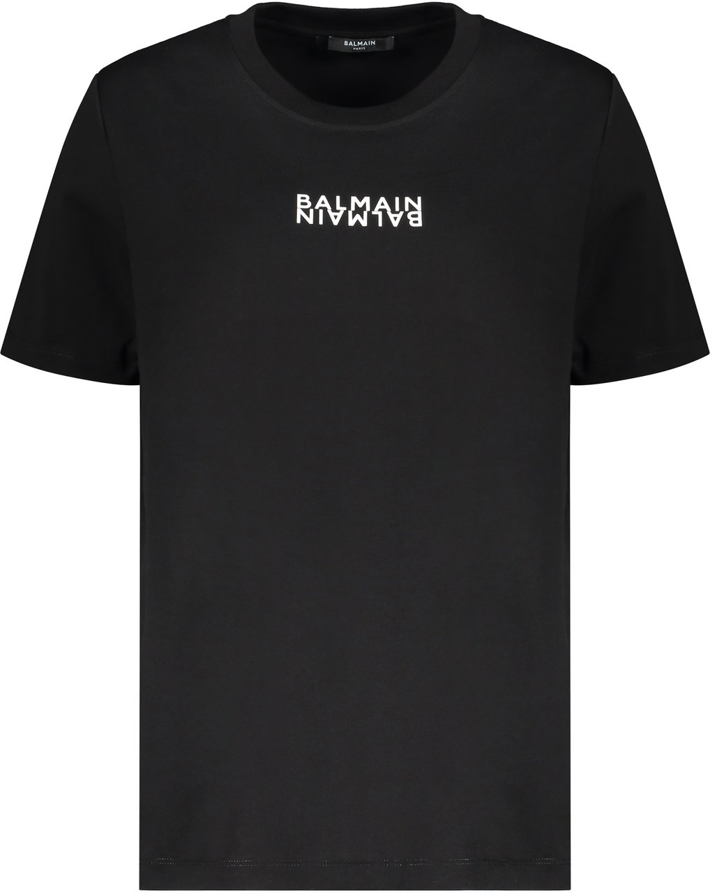 Balmain Black cotton T-shirt Zwart