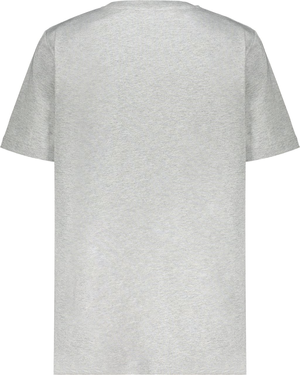 Balmain Gray T-shirt with logo Zwart
