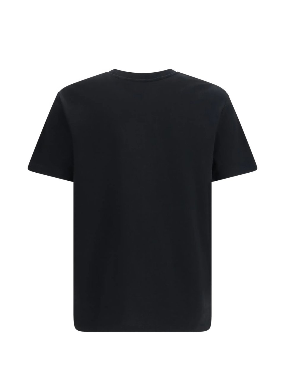 Balmain Deep Black Boxy Fit T-Shirt Zwart