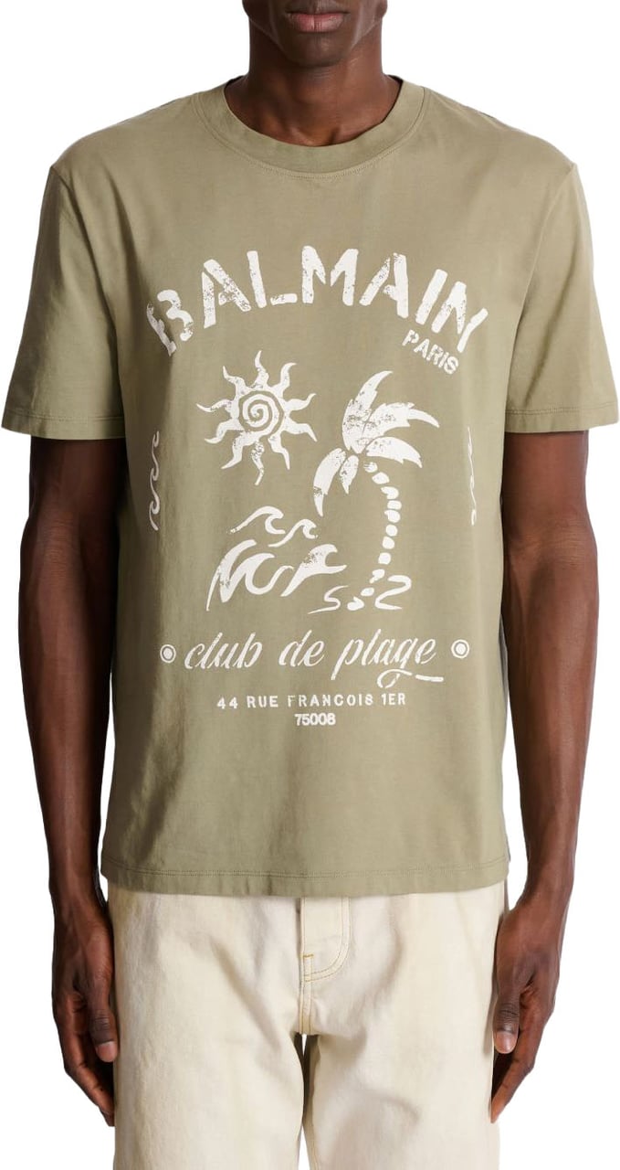 Balmain T-Shirts And Polos Sauge Lime