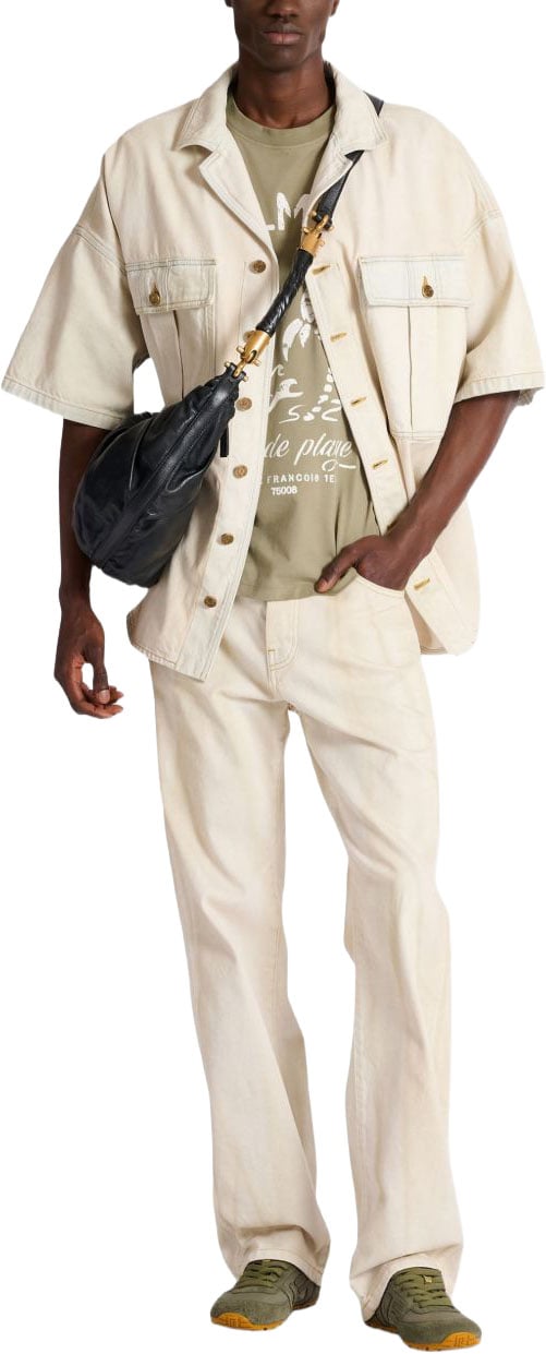 Balmain T-Shirts And Polos Sauge Lime