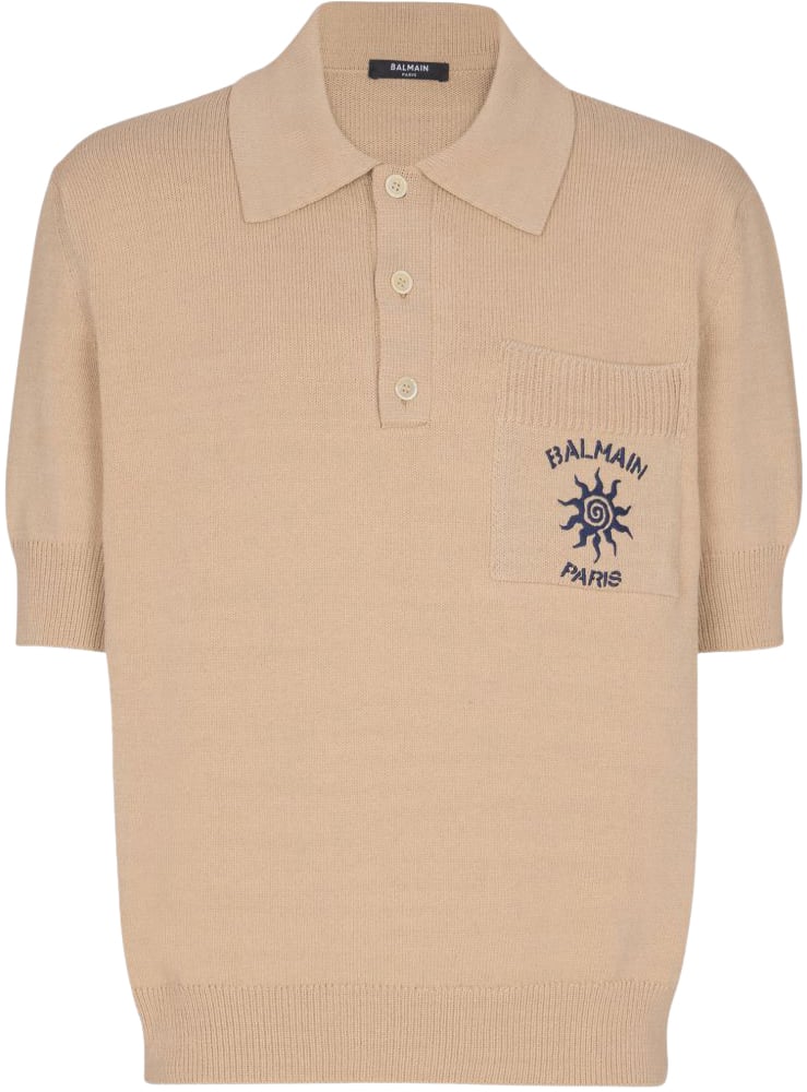Balmain T-Shirts And Polos Beige Beige