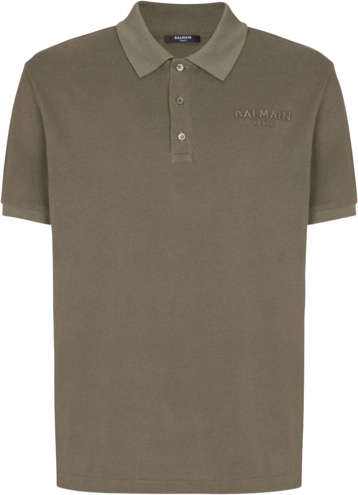 Balmain T-Shirts And Polos Kaki Donkergroen