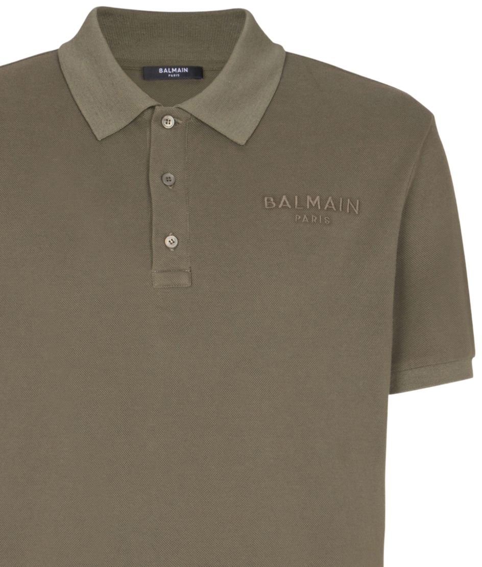Balmain T-Shirts And Polos Kaki Donkergroen
