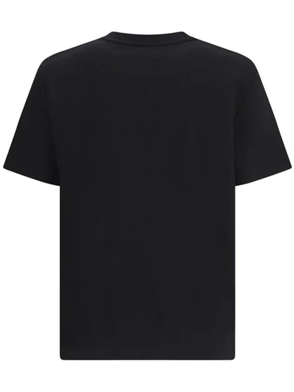 Balmain Black Loose Ss Boxy Logo T-Shirt Zwart