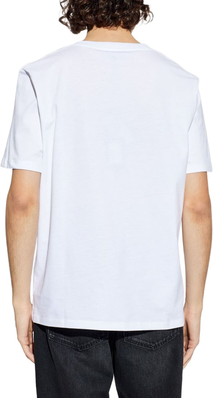 Balmain T-Shirts And Polos Blanc / Noir Wit