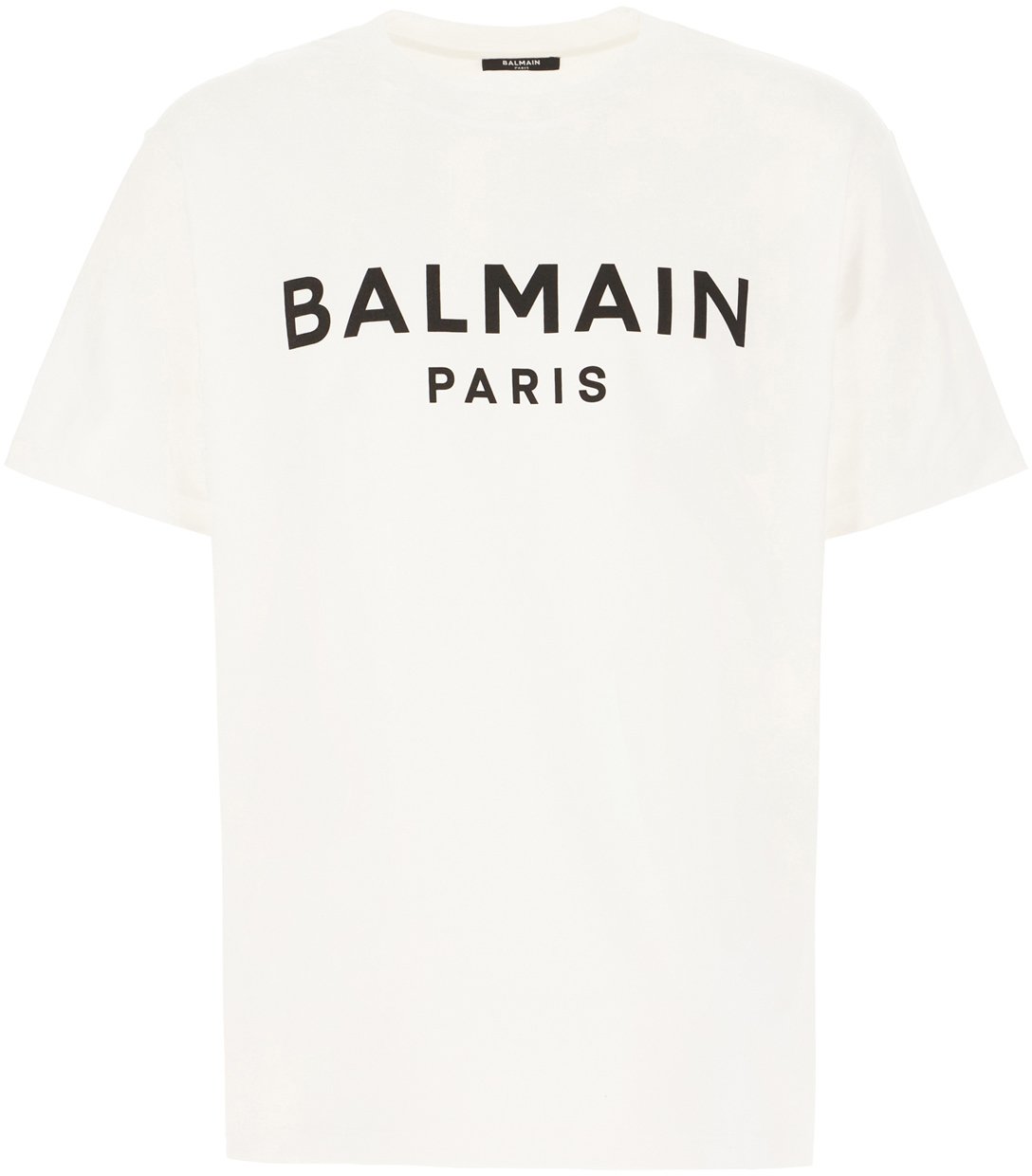 Balmain T-Shirts And Polos Blanc Noir Zwart