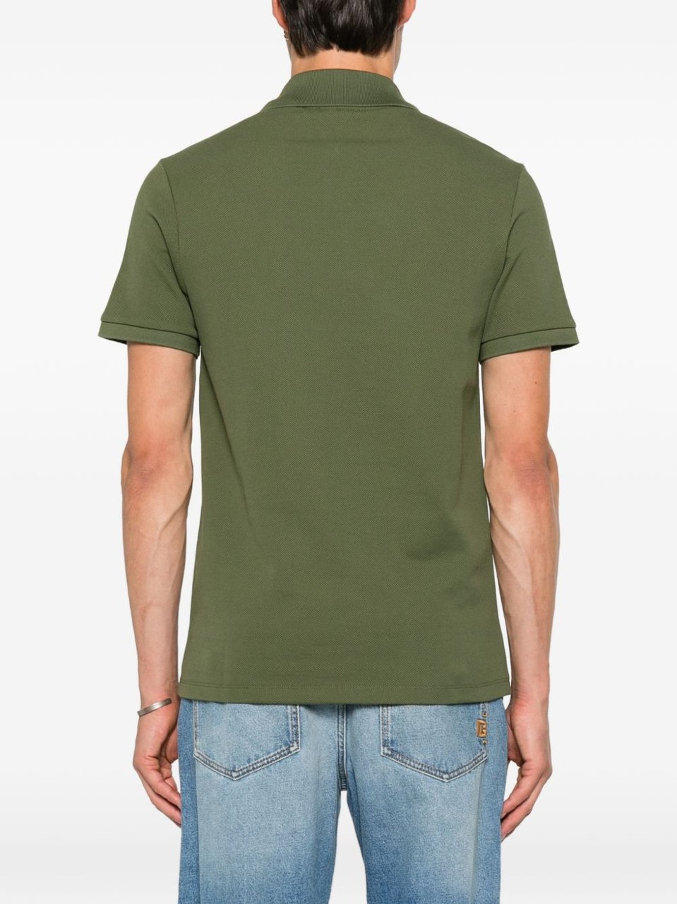 Balmain T-Shirts And Polos Kaki/White Donkergroen