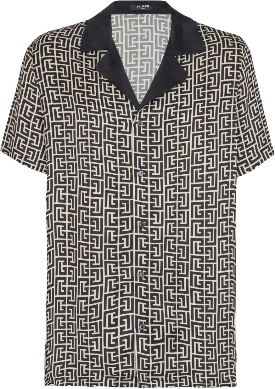 Balmain Shirts Ivoire / Noir Divers