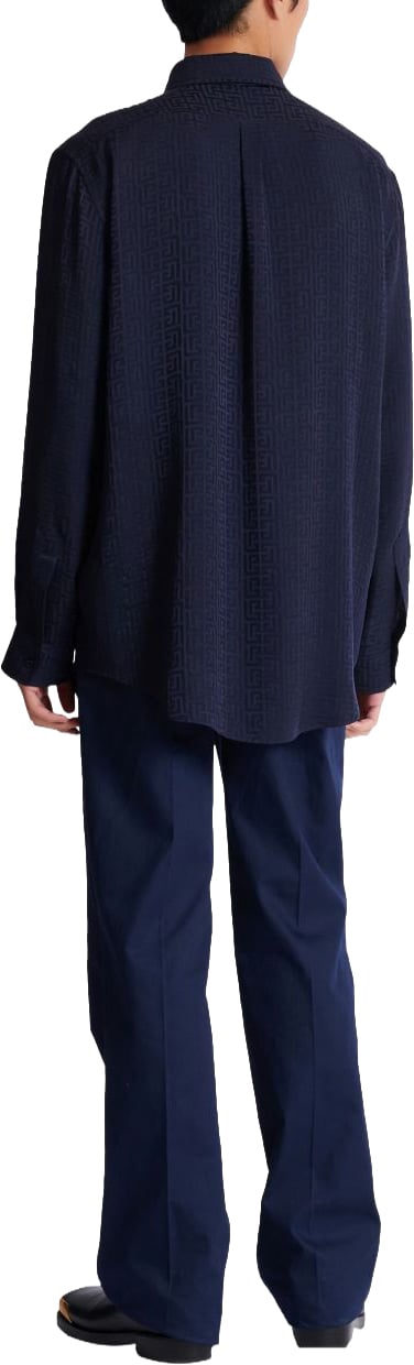 Balmain Shirts Marine Navy