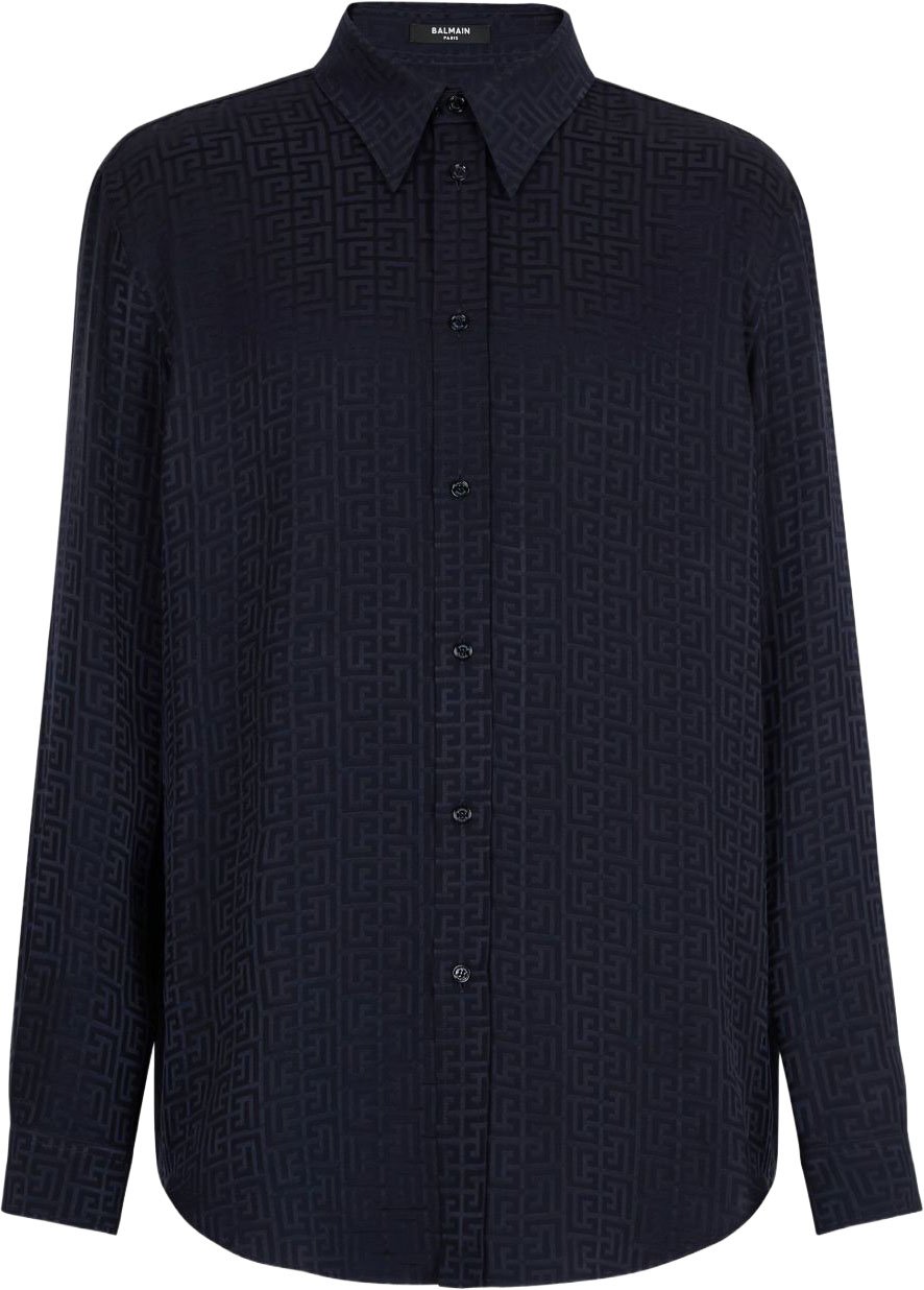 Balmain Shirts Marine Navy