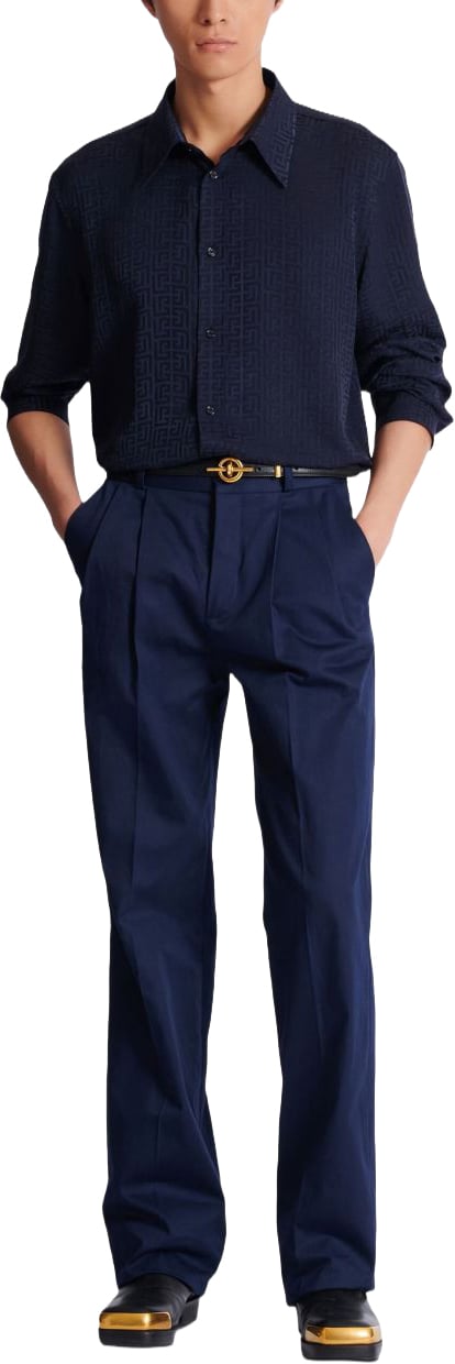 Balmain Shirts Marine Navy