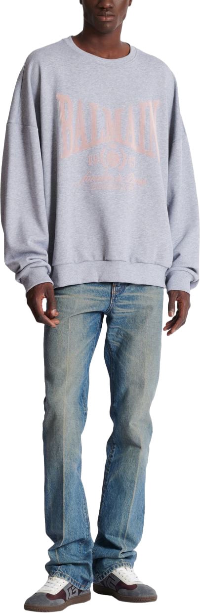 Balmain Sweaters Gris Lichtgrijs