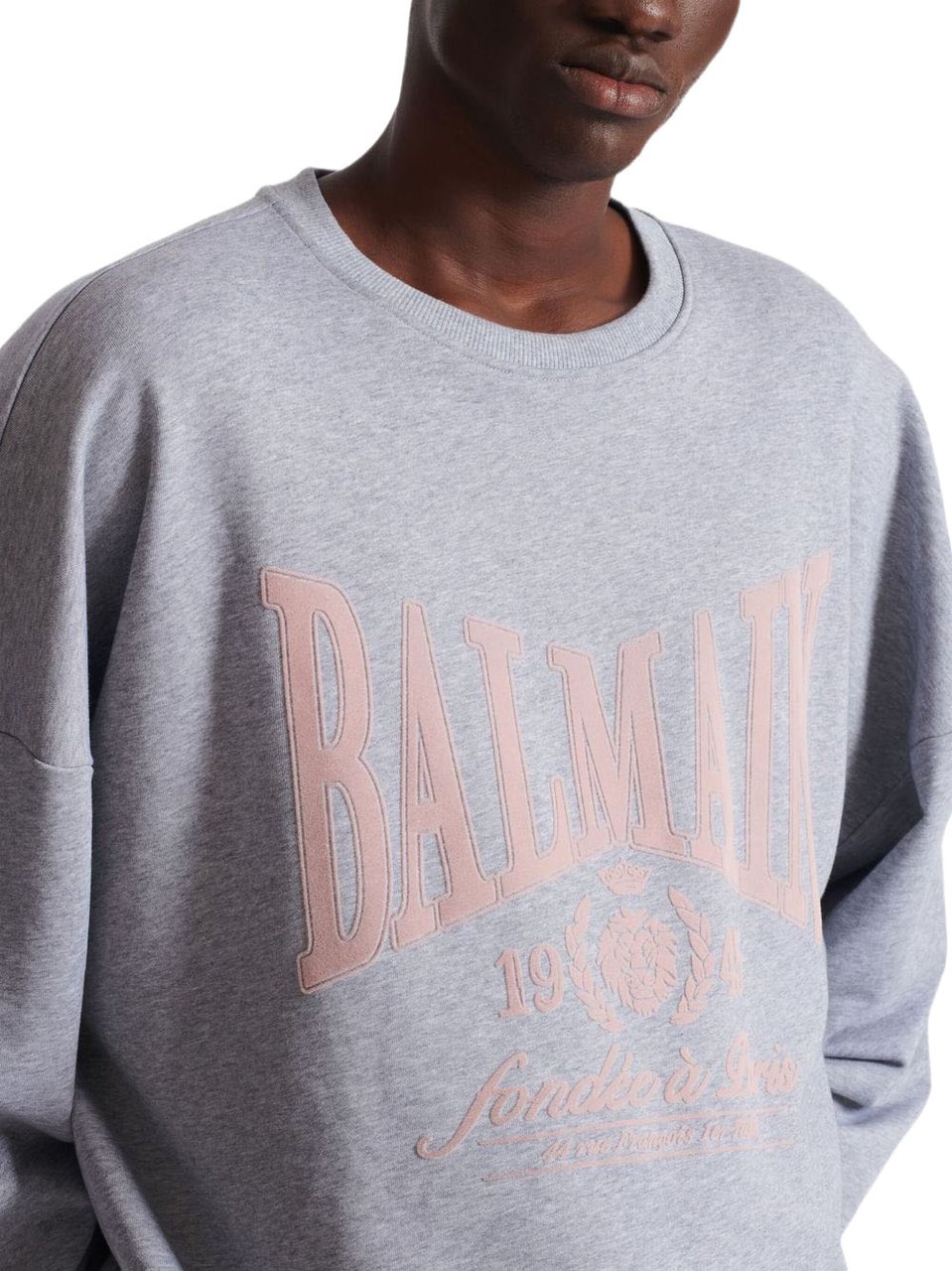 Balmain Sweaters Gris Lichtgrijs