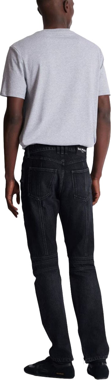 Balmain Jeans Noir Donkergrijs