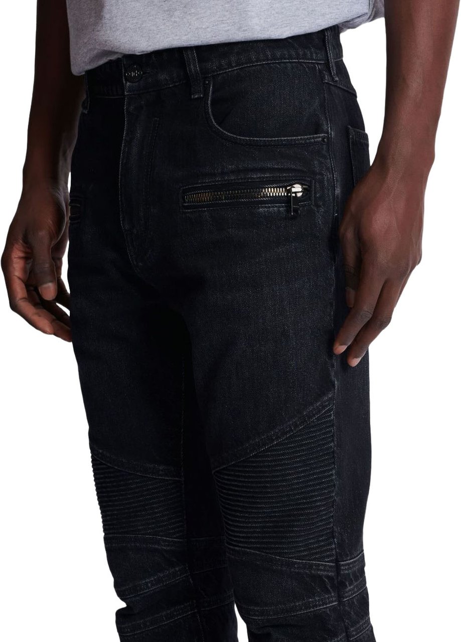 Balmain Jeans Noir Donkergrijs