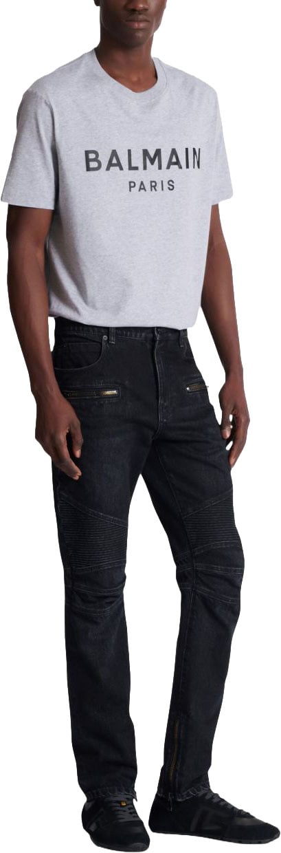 Balmain Jeans Noir Donkergrijs