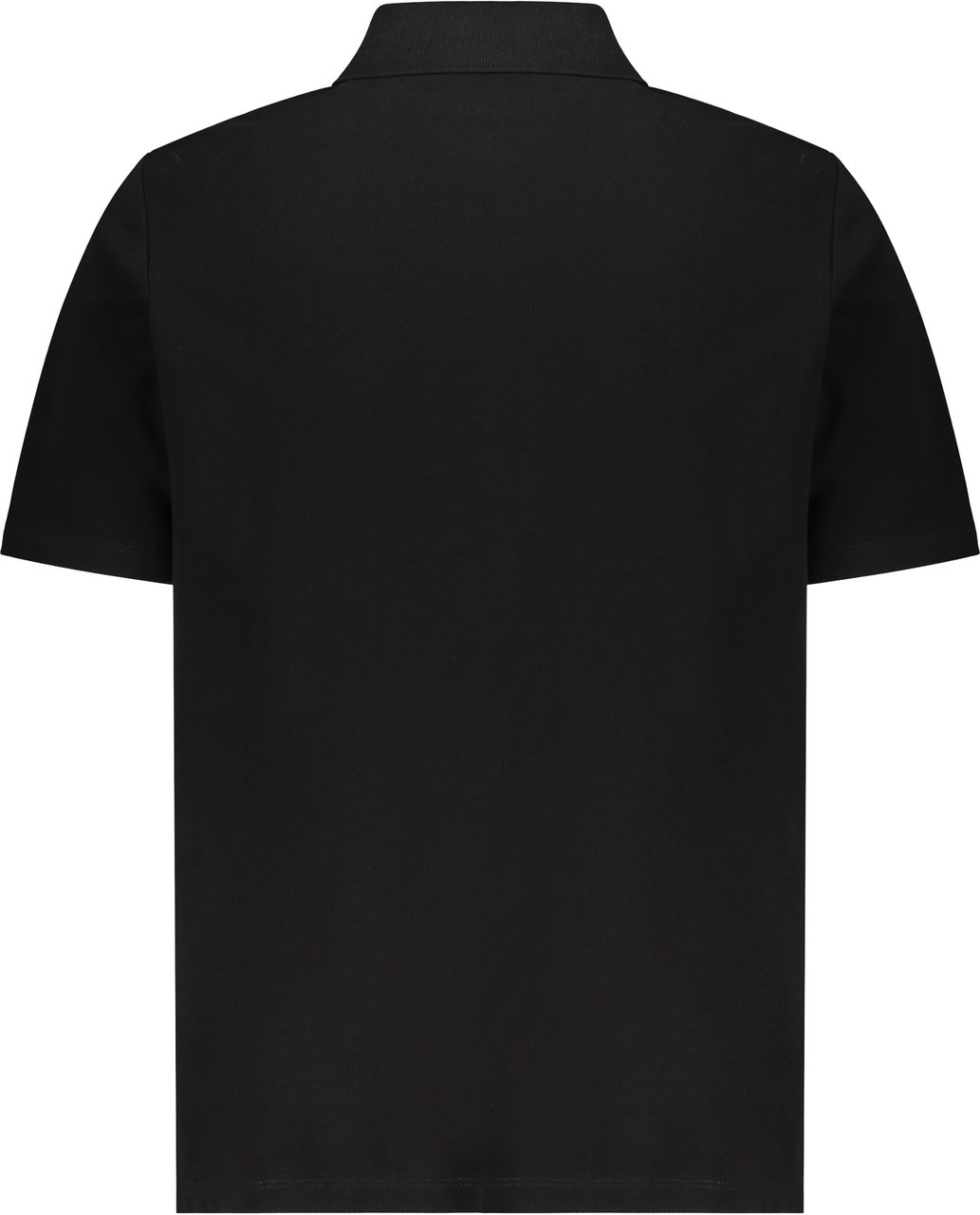 Balmain Black polo short sleeves, versatile elegant style Zwart