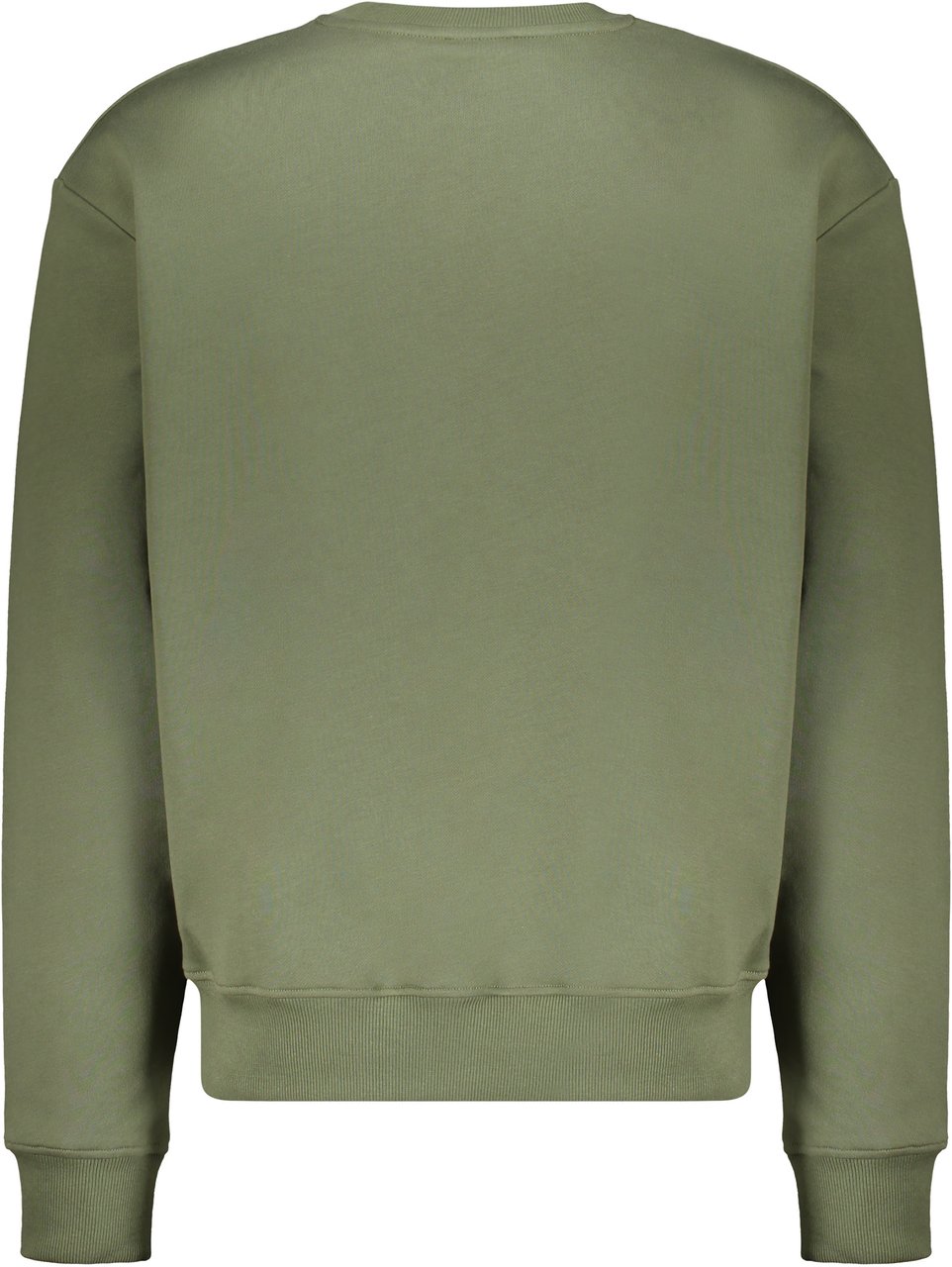 Balmain Cotton sweatshirt with logo Groen