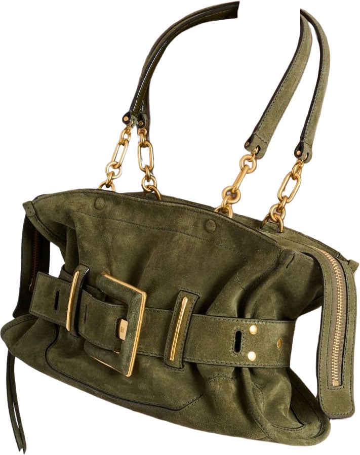 Balmain Bags Dark Olive Donkergroen