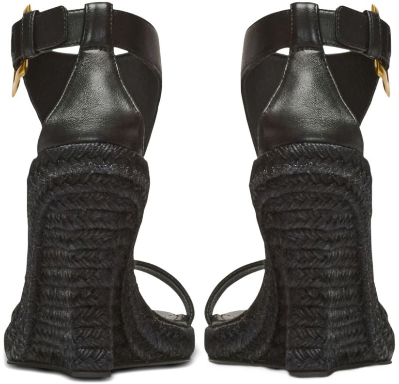 Balmain Sandals Noir Zwart