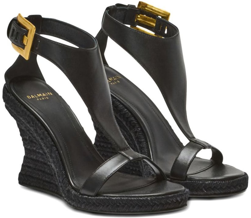Balmain Sandals Black Zwart