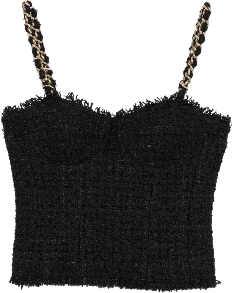 Balmain Top Black Zwart