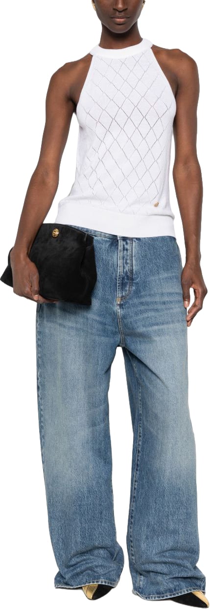 Balmain Top White Wit