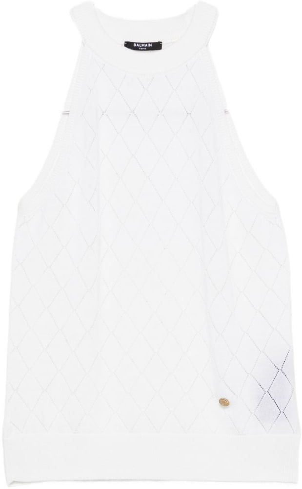Balmain Top White Wit