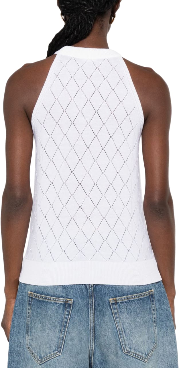 Balmain Top White Wit