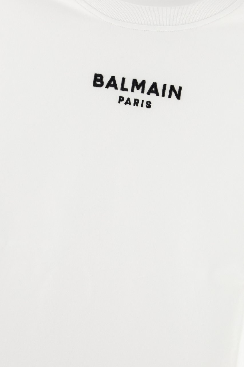 Balmain White cotton t-shirt Wit