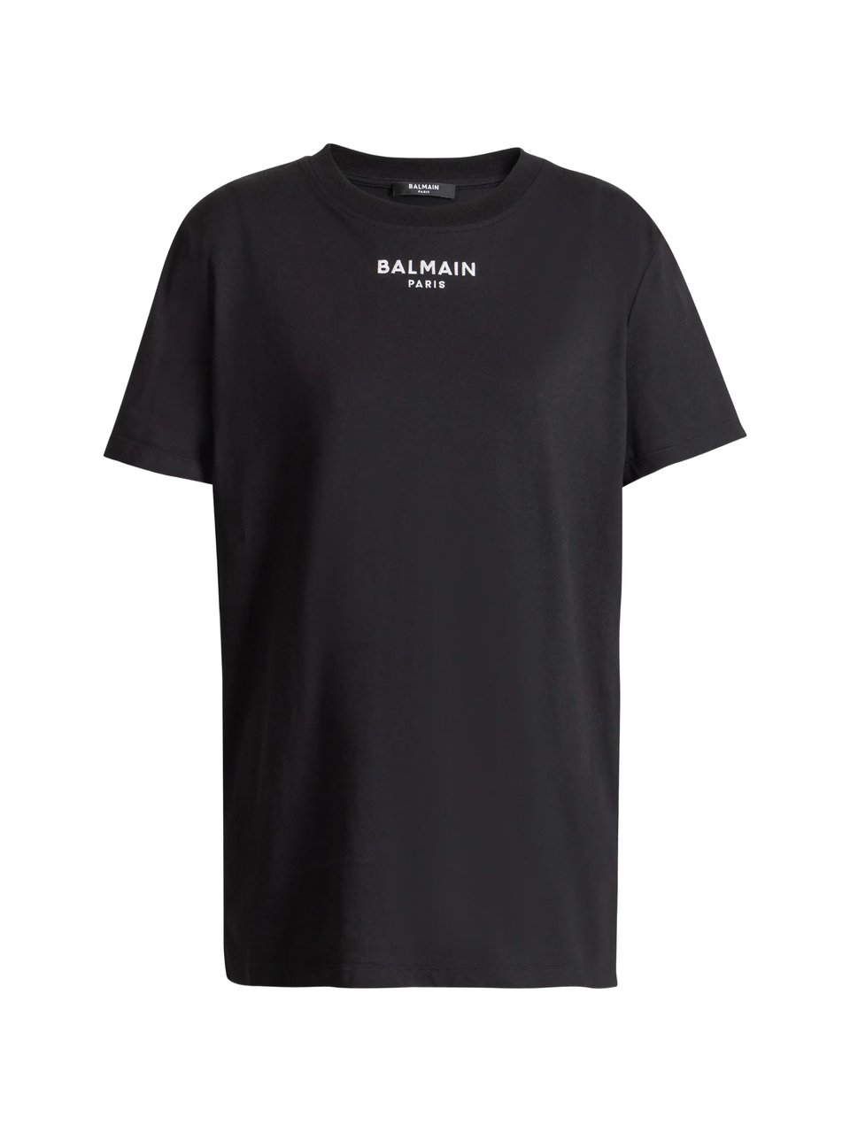 Balmain Black Classic SS Cotton T-Shirt Zwart