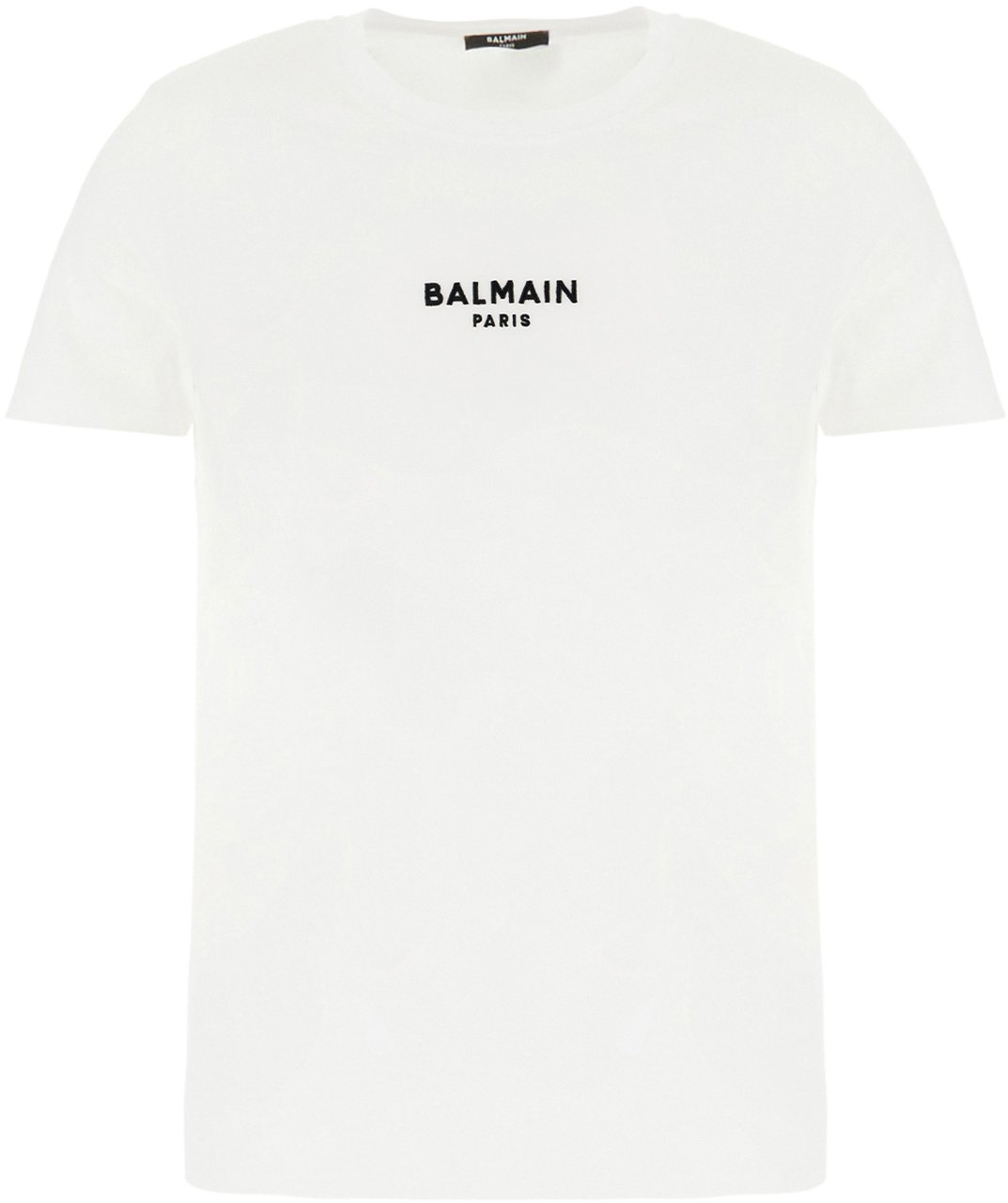 Balmain White cotton t-shirt Zwart