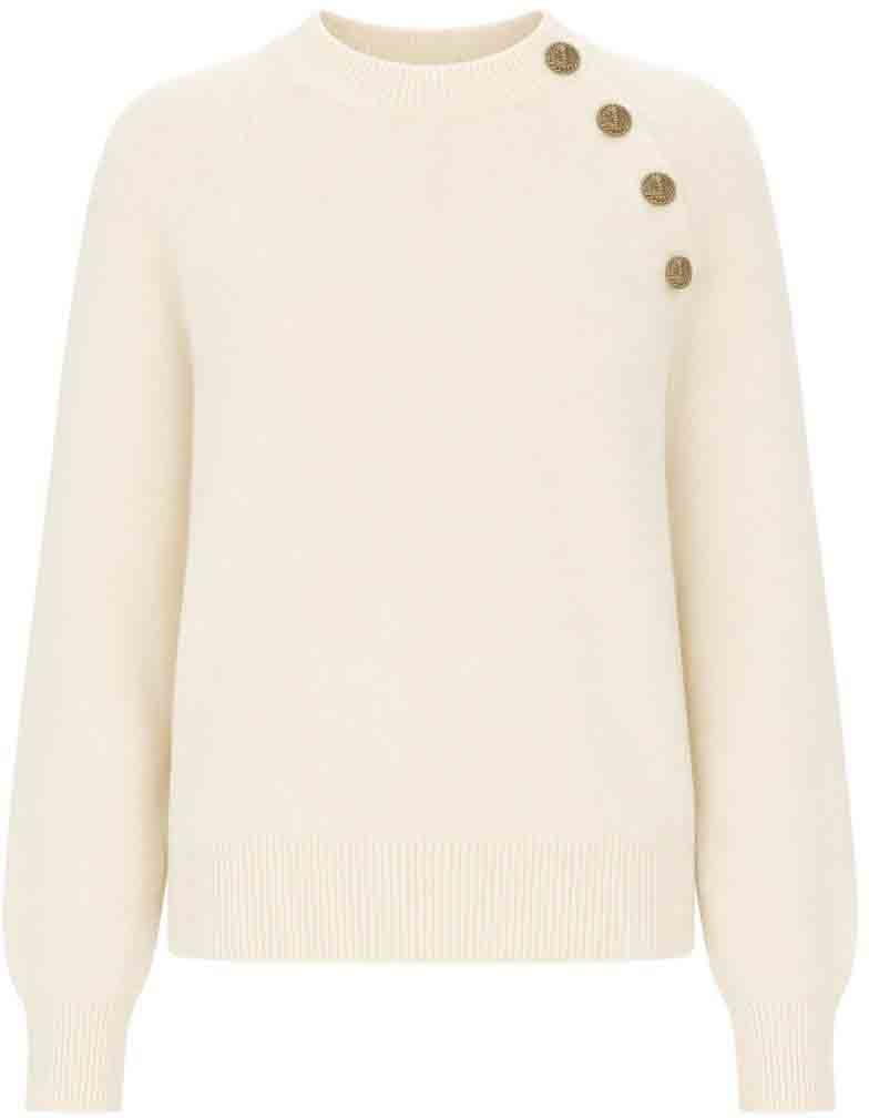 Balmain Sweaters White Wit