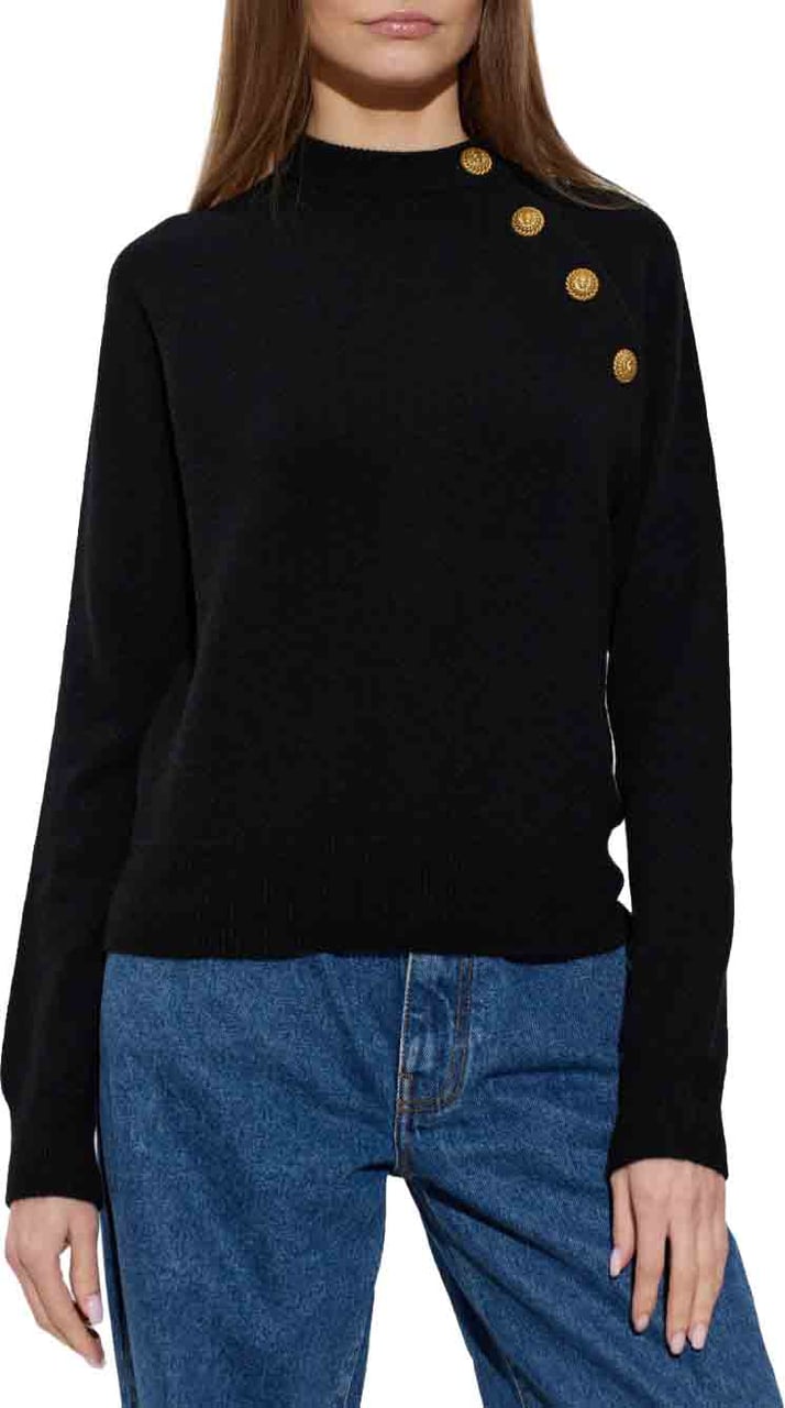 Balmain Sweaters Black Zwart