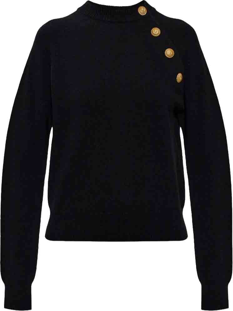 Balmain Sweaters Black Zwart