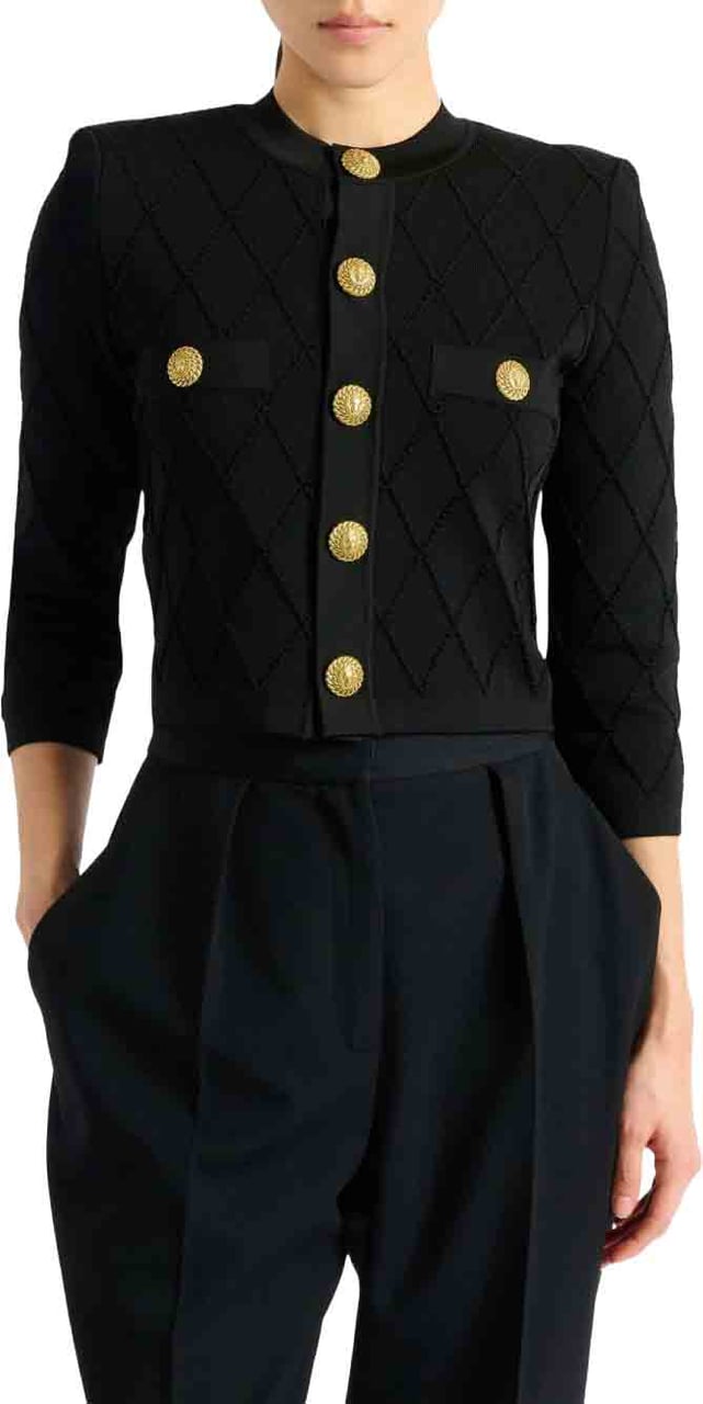 Balmain Sweaters Black Zwart
