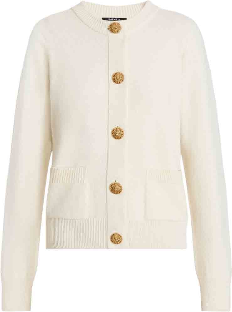 Balmain Sweaters White Wit