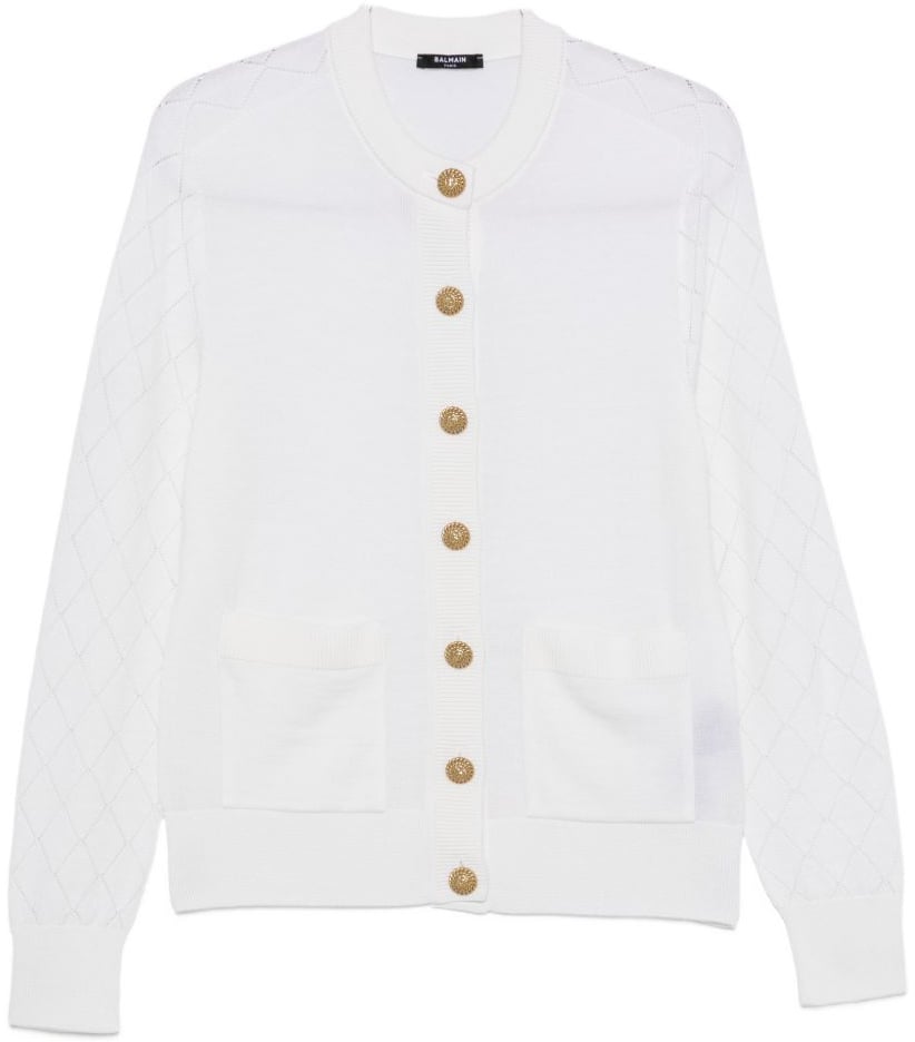 Balmain Sweaters White Wit