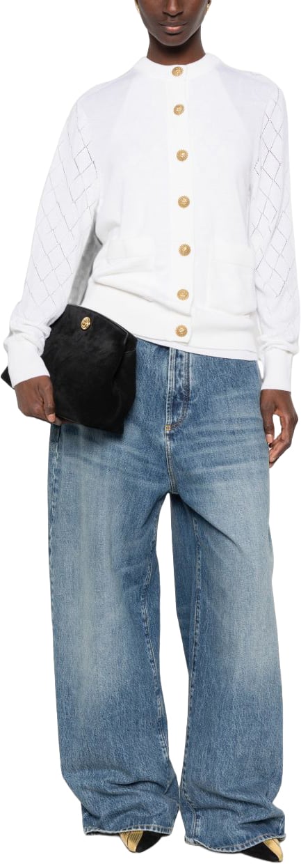 Balmain Sweaters White Wit