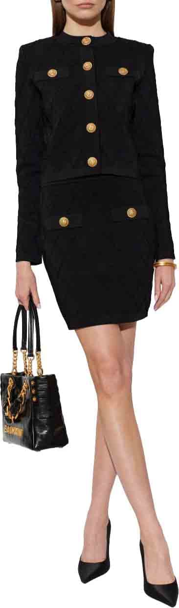 Balmain Skirts Black Zwart